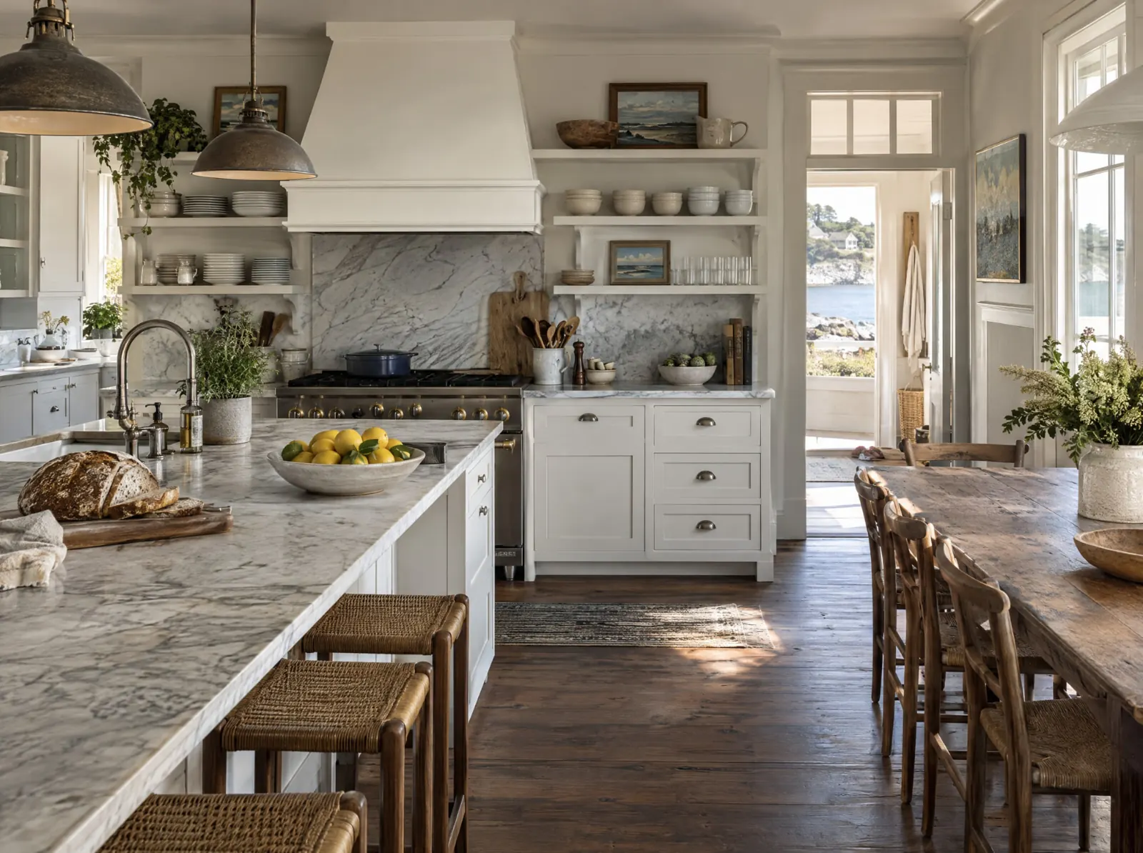 Welcoming kitchen with space to cook and gather